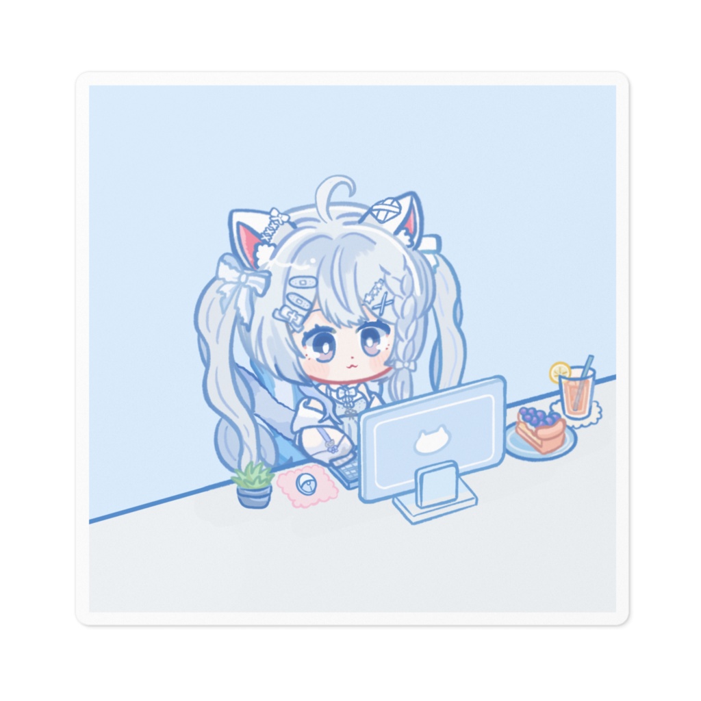 【初配信記念グッズ】ステッカー