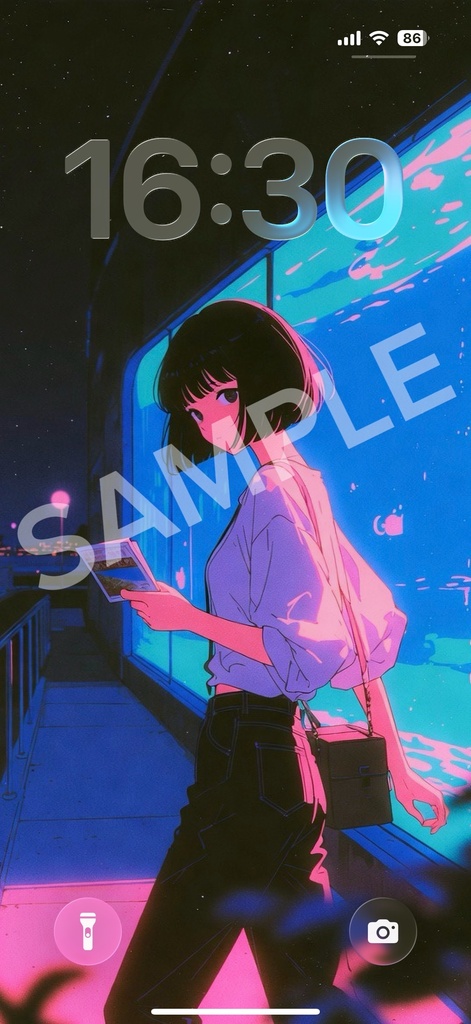 NeonMuse Wallpaper Pack Vol.1 - Neon Nights|スマホ壁紙10枚セット