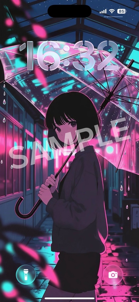 NeonMuse Wallpaper Pack Vol.1 - Neon Nights|スマホ壁紙10枚セット