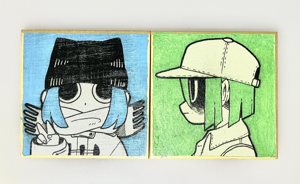 【原画】なす子とつみれ