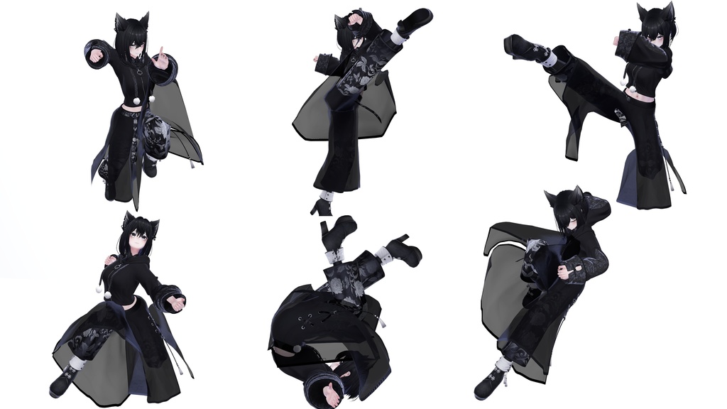 MA対応うごのポーズ〜【輝け!やられ役ポーズ&格闘ポーズ】〜