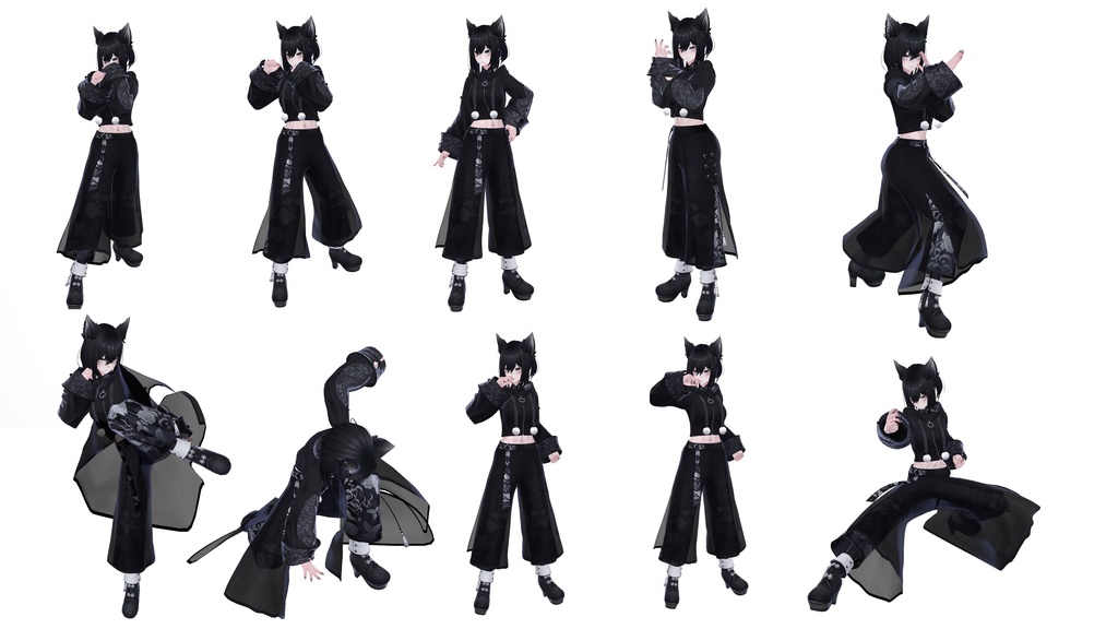 MA対応うごのポーズ〜【輝け!やられ役ポーズ&格闘ポーズ】〜