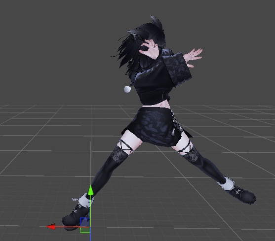 ヤリラフィーの求愛ダンスanim