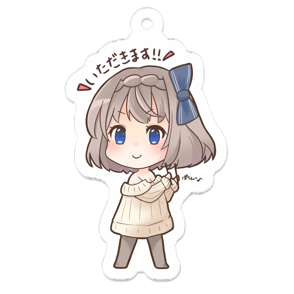 ゆきのまおラーメンと一緒に撮ってねアクキーver１