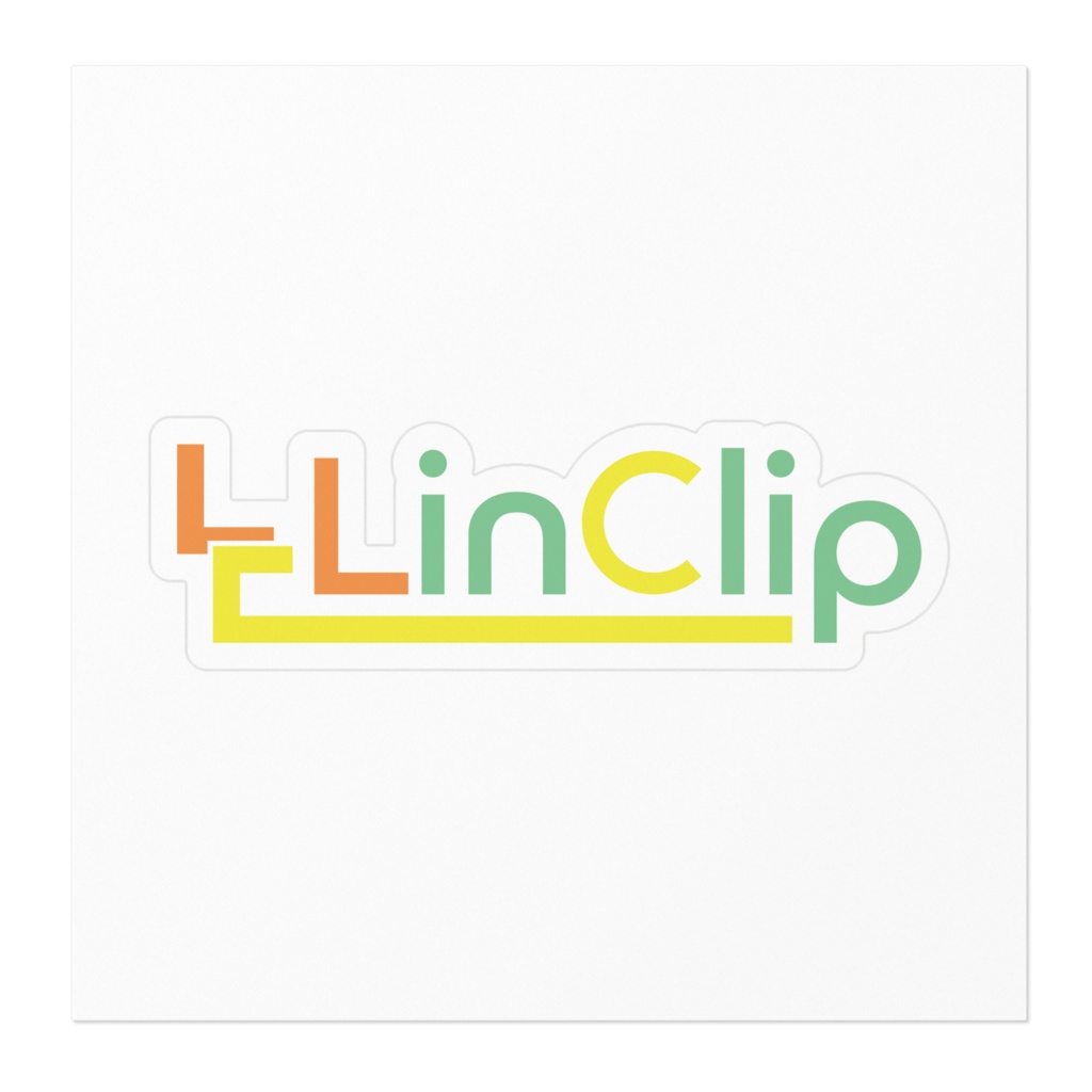 【デビュー6周年】LinClipロゴステッカー