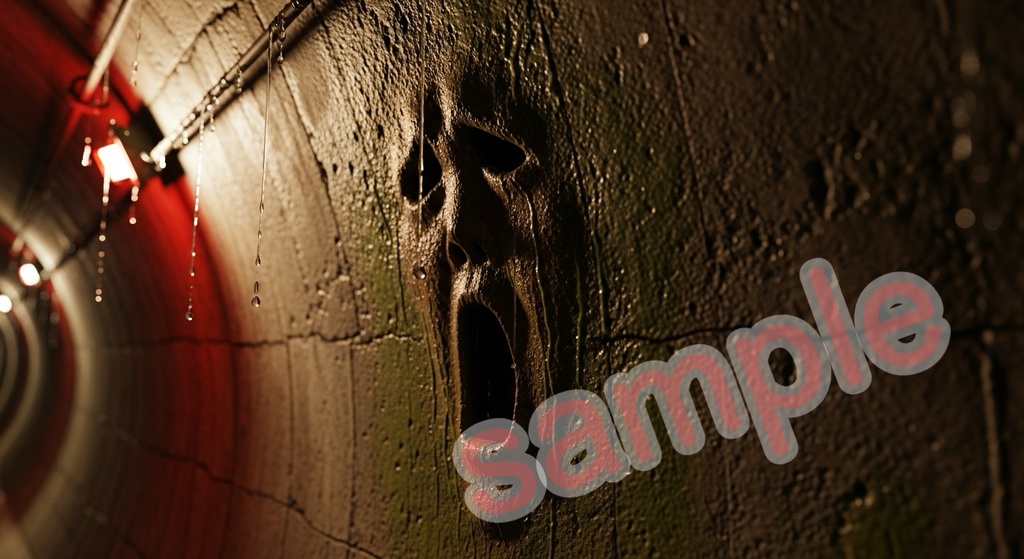 ① 『心霊トンネルの低周波 Horror BGM+素材セット」