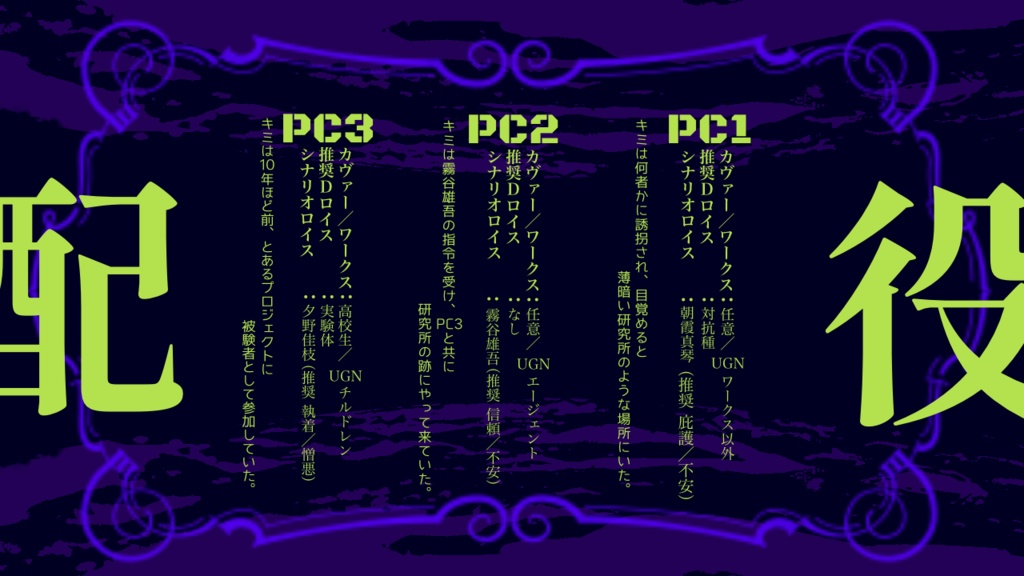 【DX3rd】Eternal Darkness