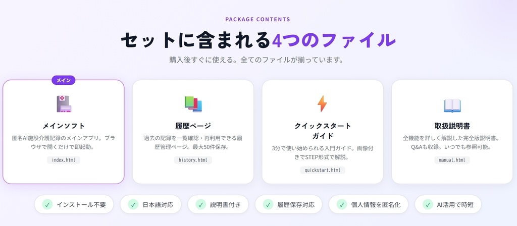 匿名AI介護記録_施設版