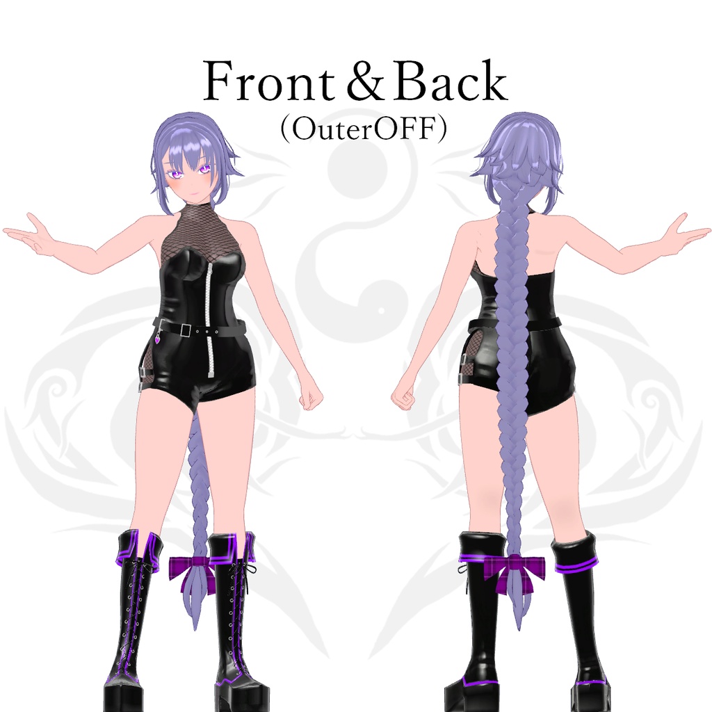 【オリジナル3Dモデル】VRChat向けアバター「Aria Garcia」