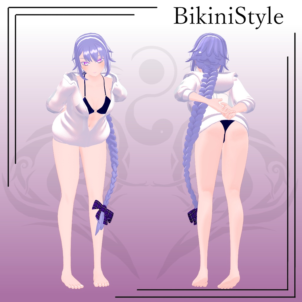 【オリジナル3Dモデル】VRChat向けアバター「Aria Garcia」