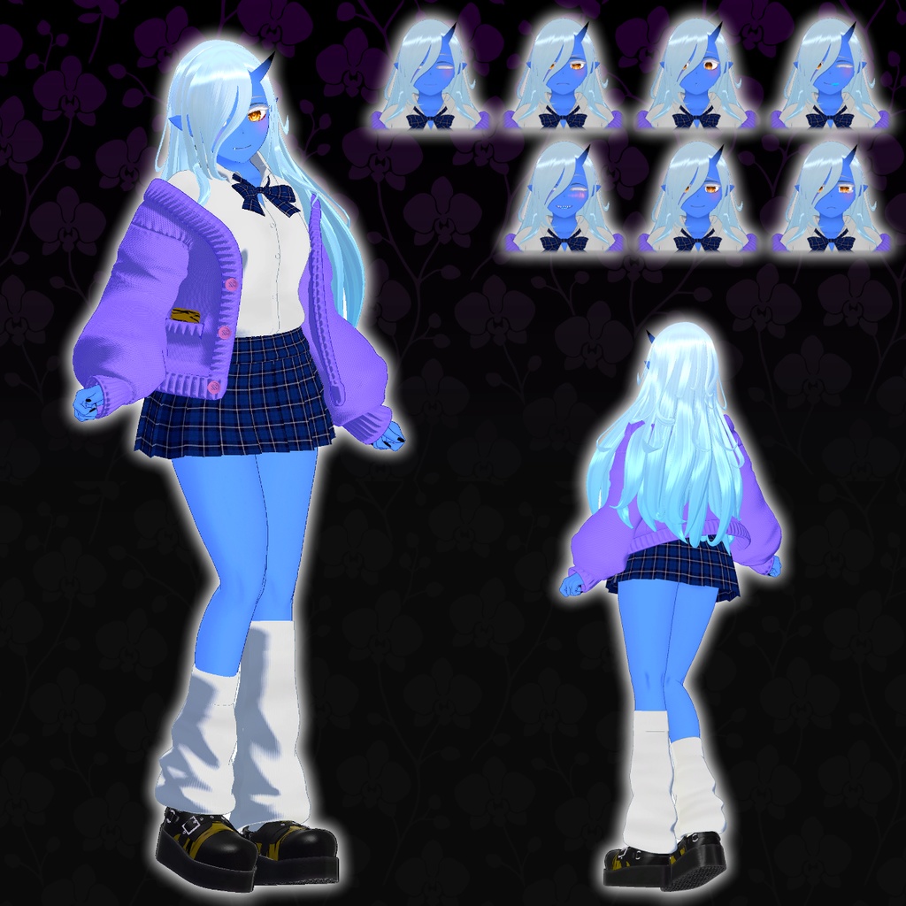 オリジナル3Dモデル「凰華」「華荒」