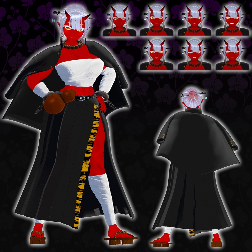 オリジナル3Dモデル「凰華」「華荒」