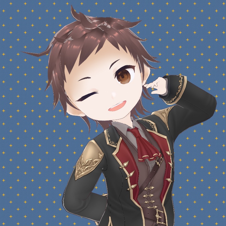 【VRoid】メンズショートヘアプリセット