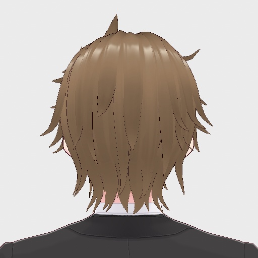 【VRoid】メンズショートヘアプリセット