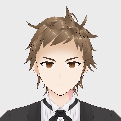 【VRoid】メンズショートヘアプリセット