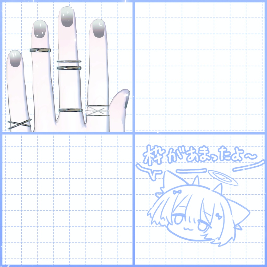 【雫峰専用】CottonSugar MakeUp&Eye&ネイル&白肌テクスチャ