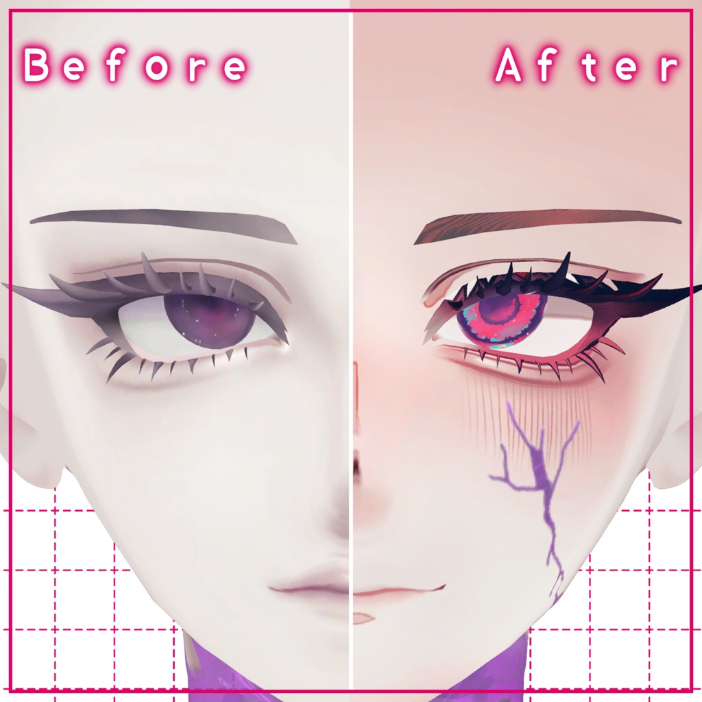 セール中‼️【憂蘭専用】LoveToxic MakeUp Texture&Eye Texture