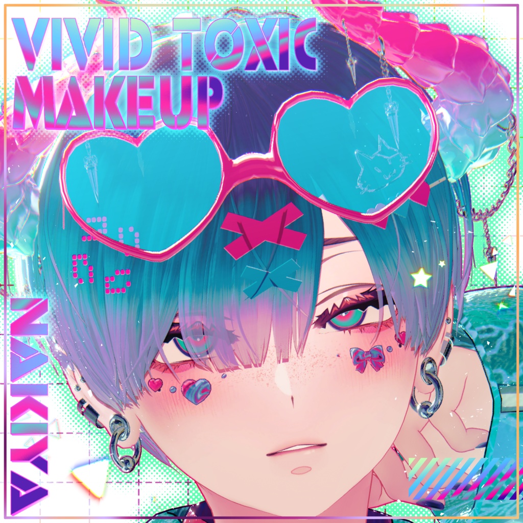 【セール中‼️】【泣夜対応】VividToxic MakeUp Texture＆Eye Texture