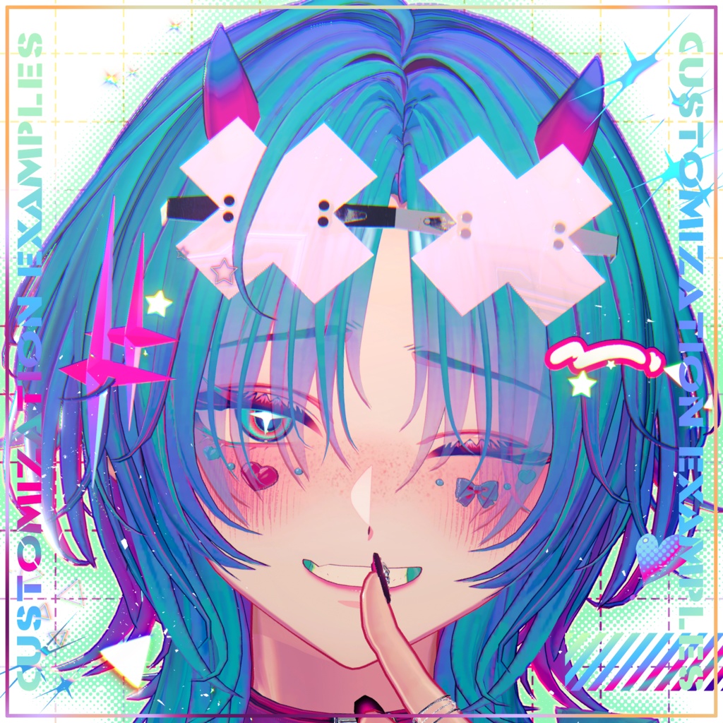 【墨惺対応】VividToxic MakeUp Texture&Eye Texture For Bokusei