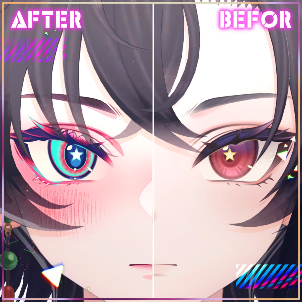 【墨惺対応】VividToxic MakeUp Texture&Eye Texture For Bokusei