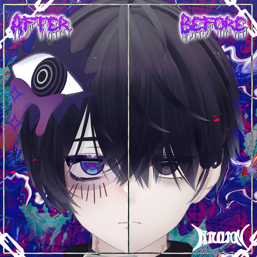 【セール中‼️】【carre対応】RottenToxic MakeUp Texture&Eye Texture For carre