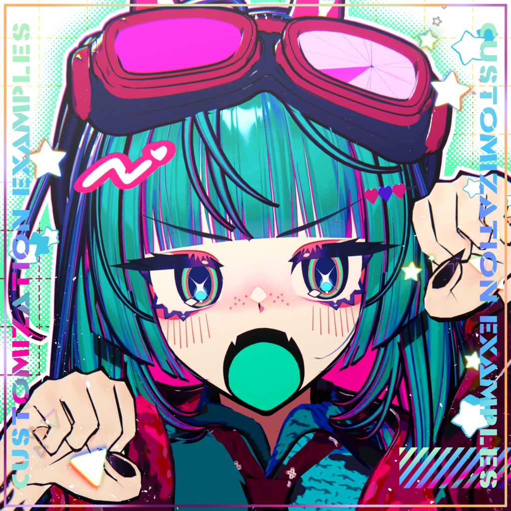 【セール中‼️】【SiuSiu対応】VividToxic MakeUp Texture&Eye Texture For SiuSiu
