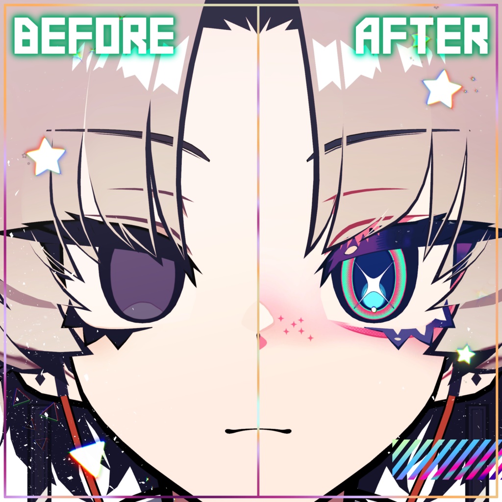【セール中‼️】【SiuSiu対応】VividToxic MakeUp Texture&Eye Texture For SiuSiu
