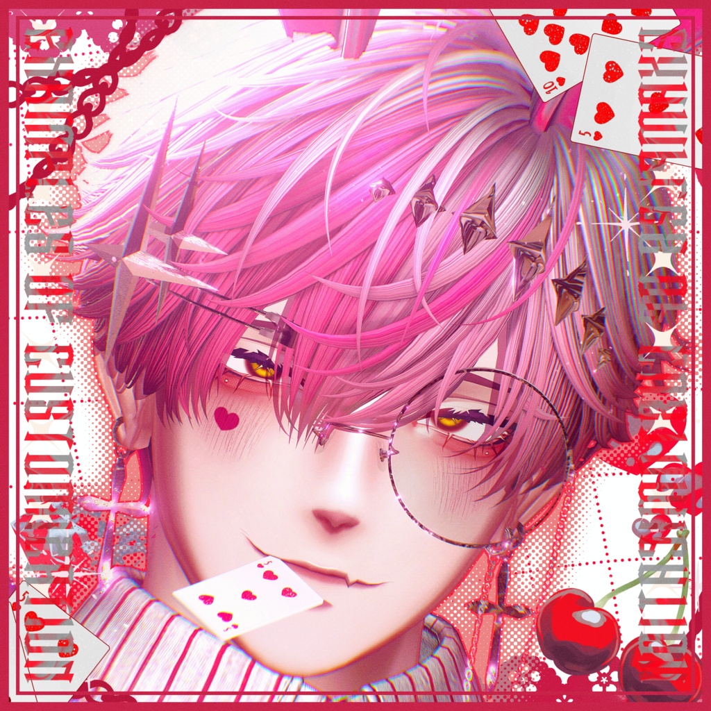 【セール中‼️】【2アバター対応】Twin LoveToxic MakeUp Texture&Eye Texture【翠琉&凌岈】