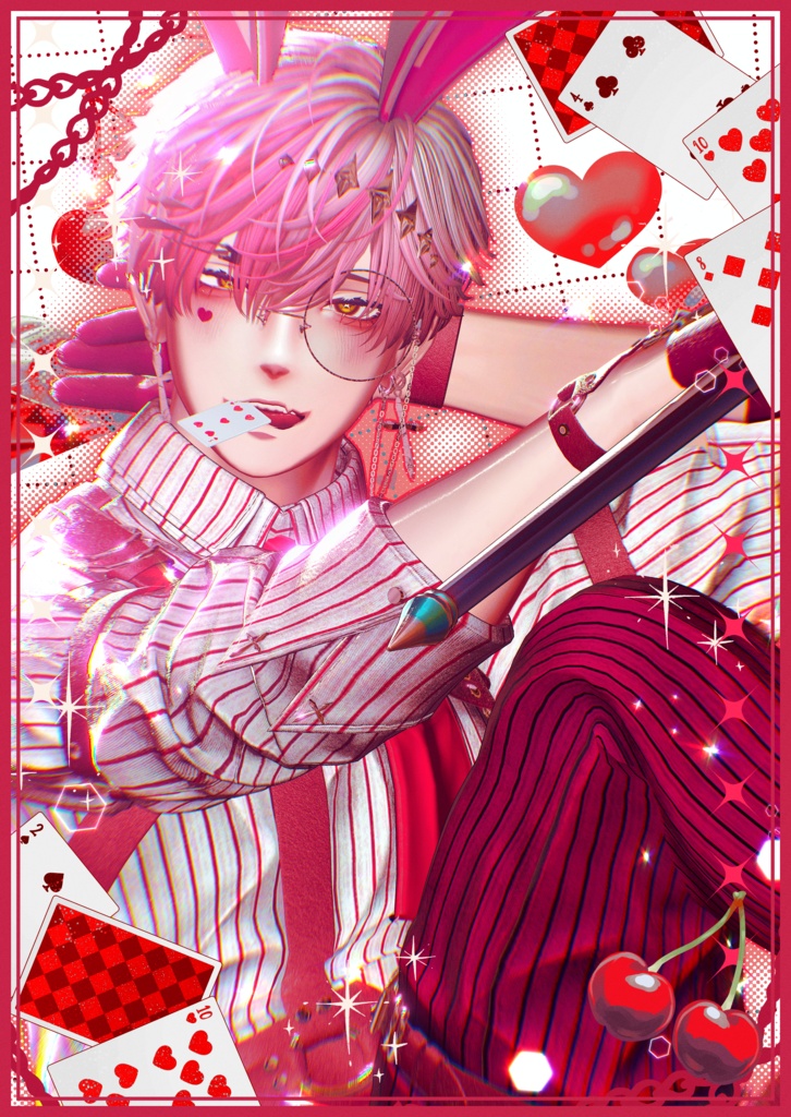 【セール中‼️】【2アバター対応】Twin LoveToxic MakeUp Texture&Eye Texture【翠琉&凌岈】