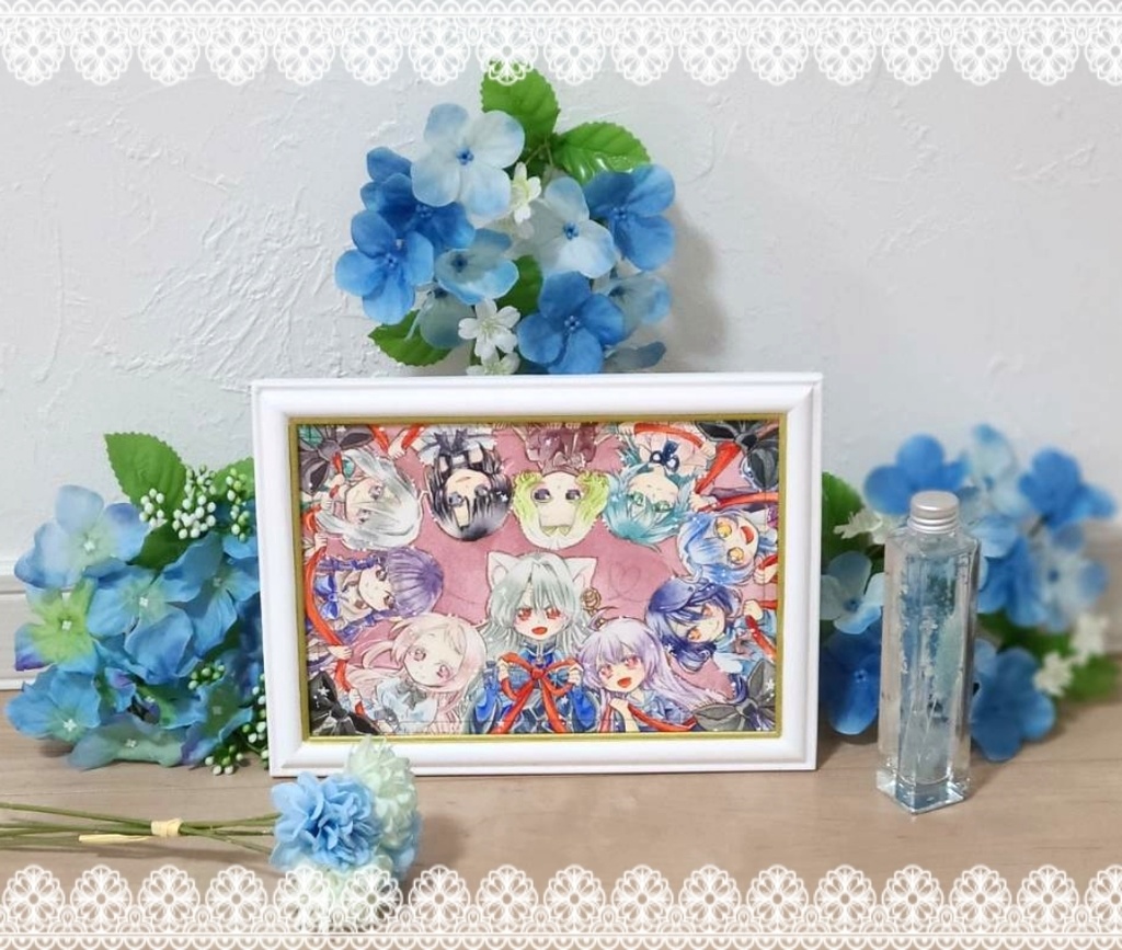 シキと創作絵の具作家さん絵の具担当達