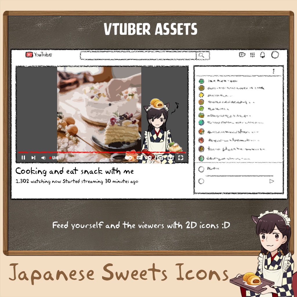 Japanese Sweet Iconset | Desktop/ Phone icons | Window, Android