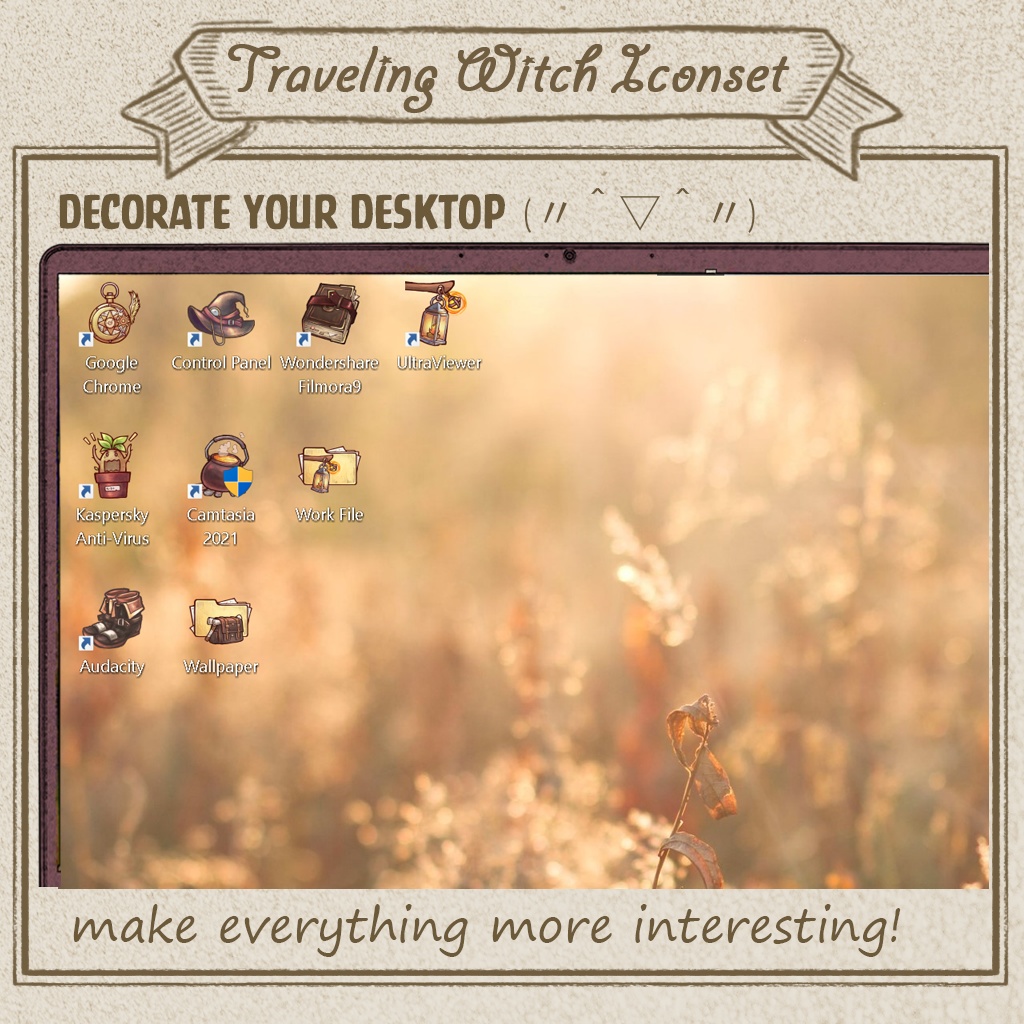 Witch Iconset | Desktop/ Phone icons | Window, Android