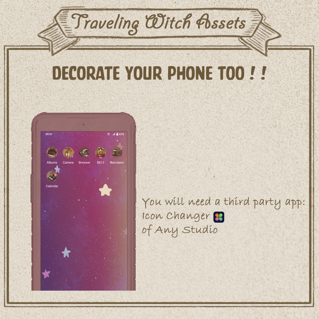 Witch Iconset | Desktop/ Phone icons | Window, Android