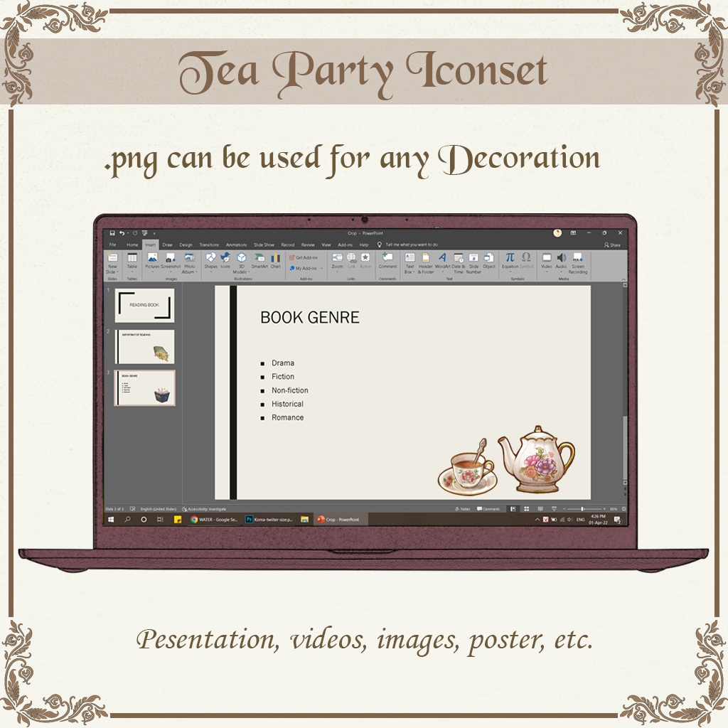 Tea Party Iconset | Desktop/ Phone icons | Window, Android