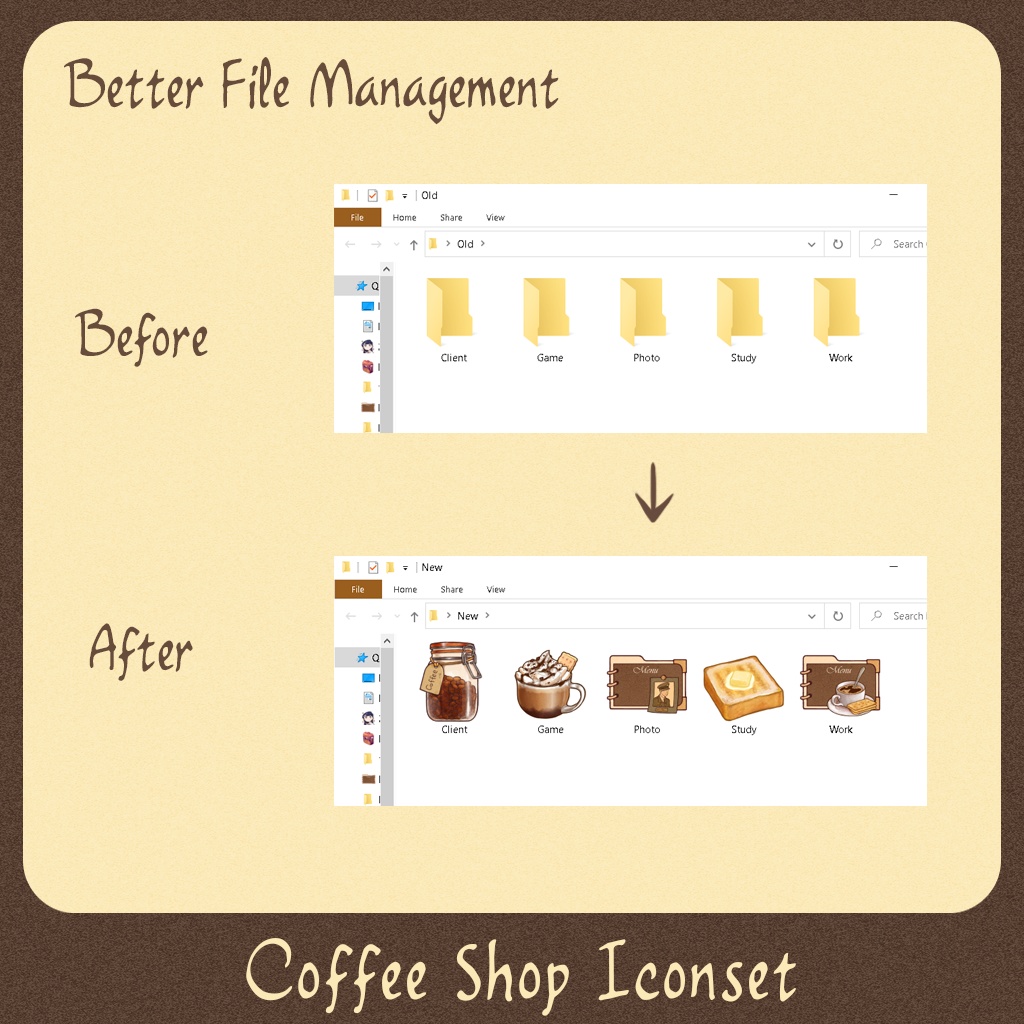 Coffee Iconset | Desktop/ Phone icons | Window, Android