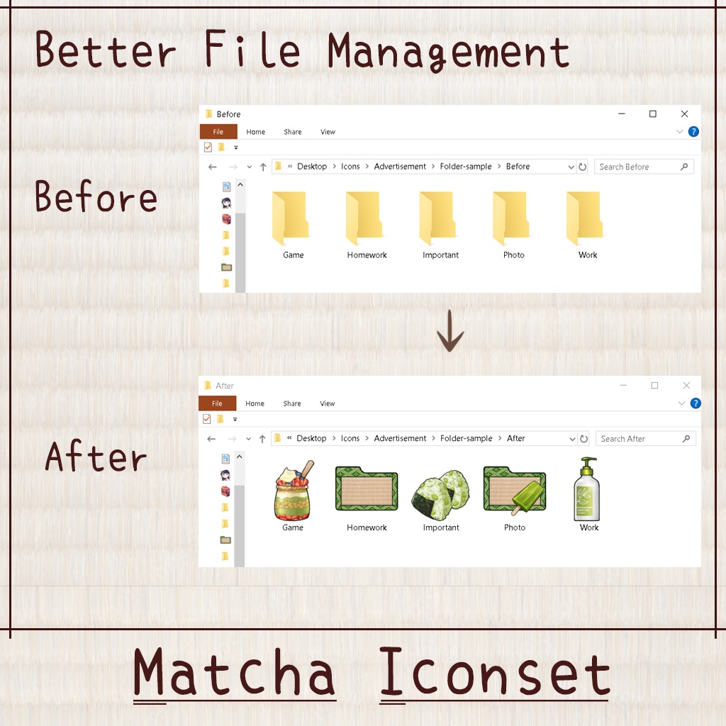 Matcha Iconset | Desktop/ Phone icons | Window, Android