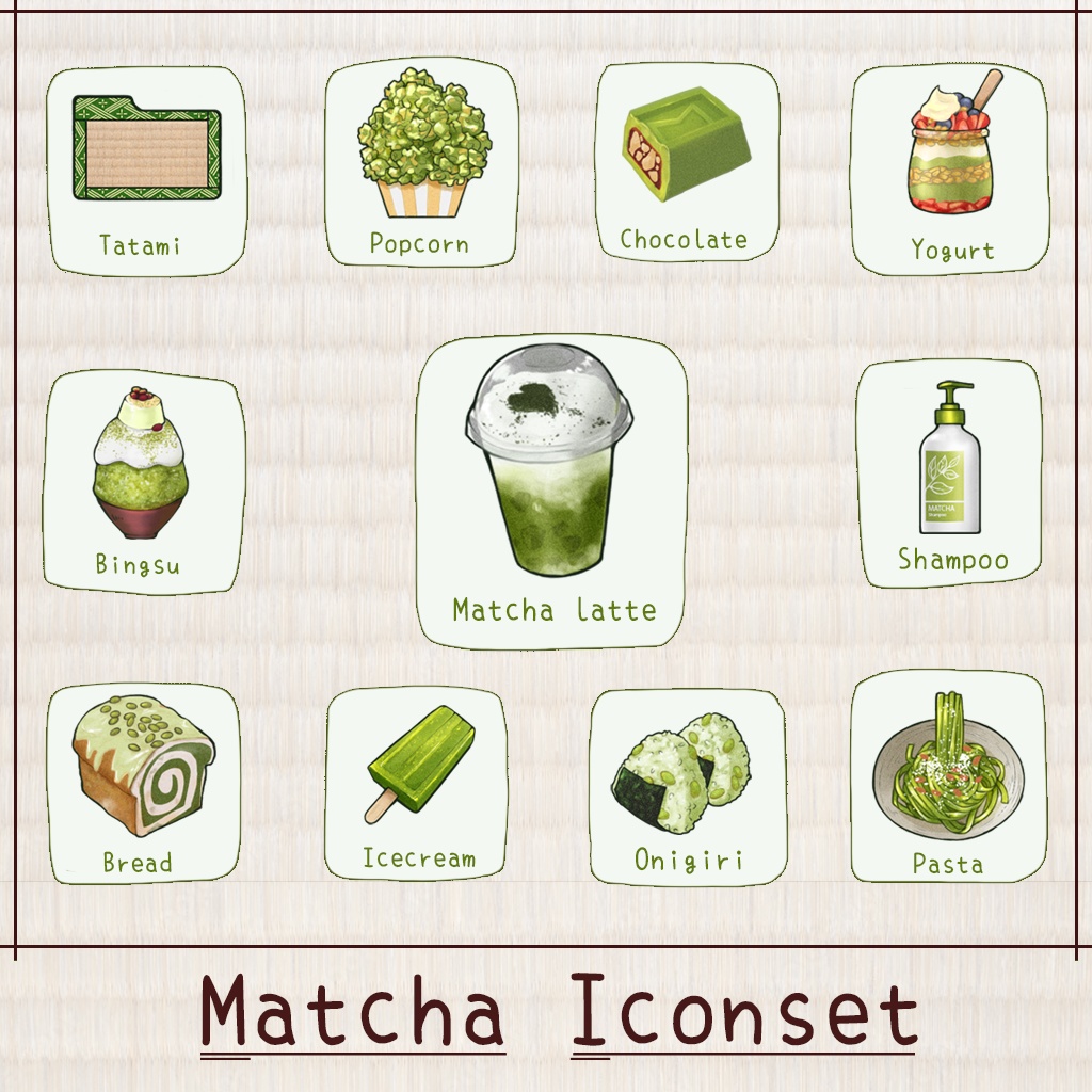 Matcha Iconset | Desktop/ Phone icons | Window, Android