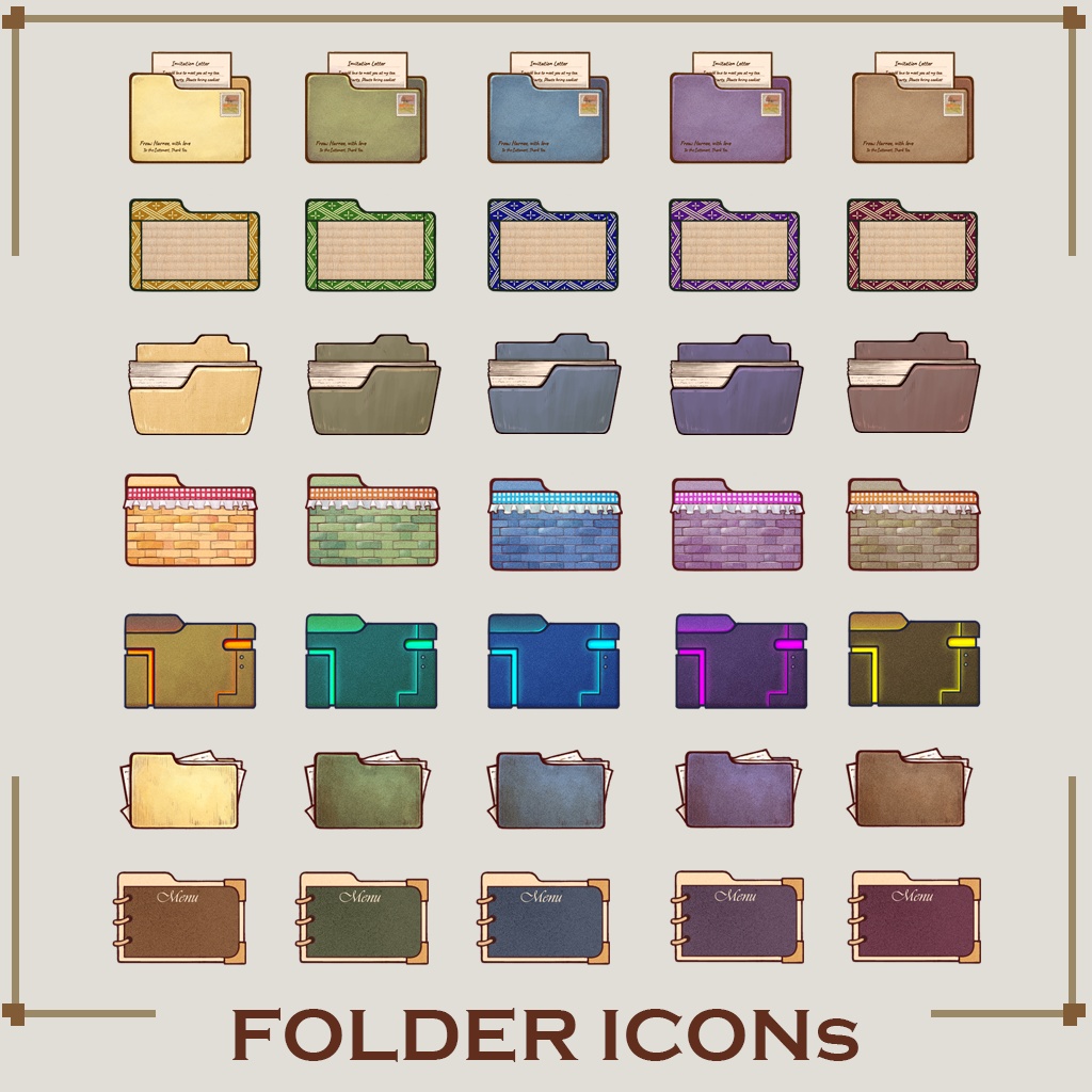 FOLDER Icons | Desktop Icon | Phone Icon 
