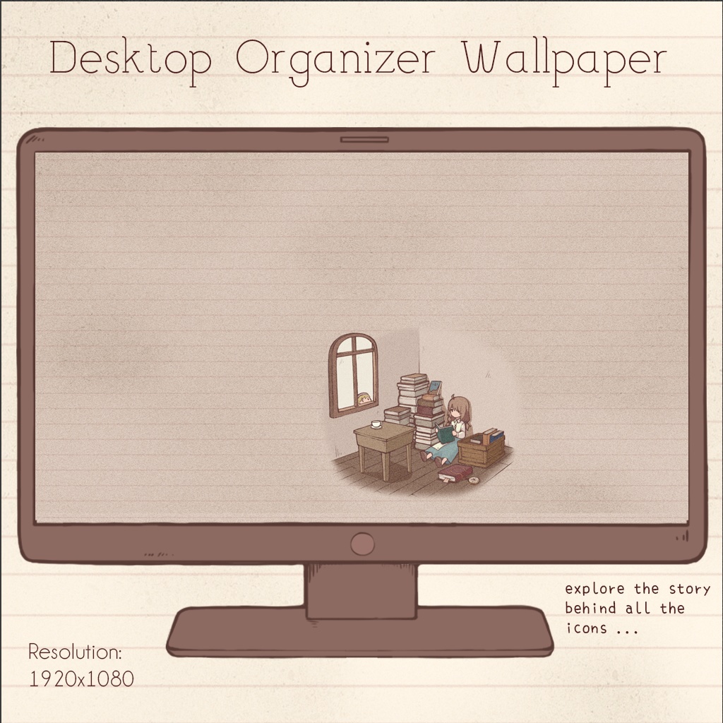 Old Library Wallpaper