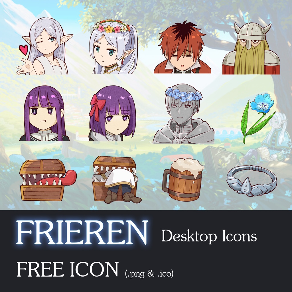 Frieren GIVE AWAY Icons
