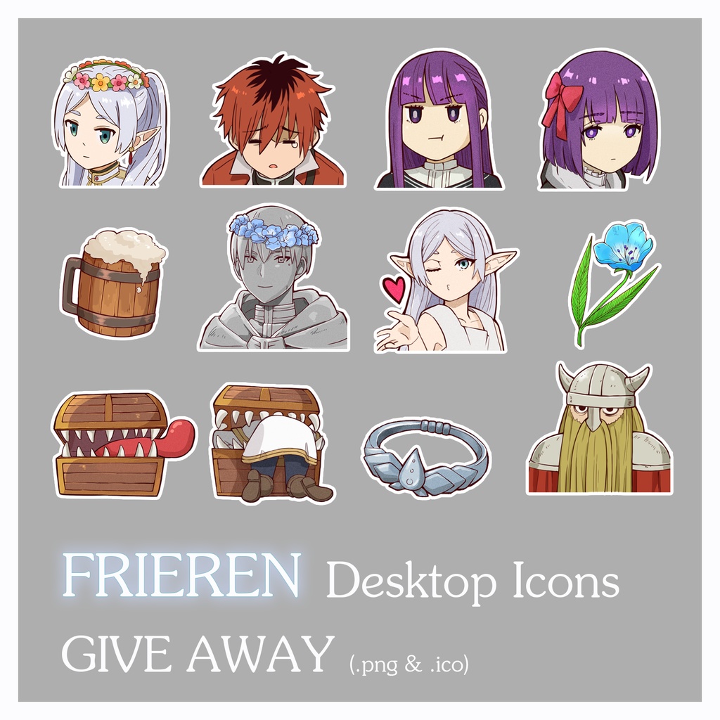 Frieren GIVE AWAY Icons
