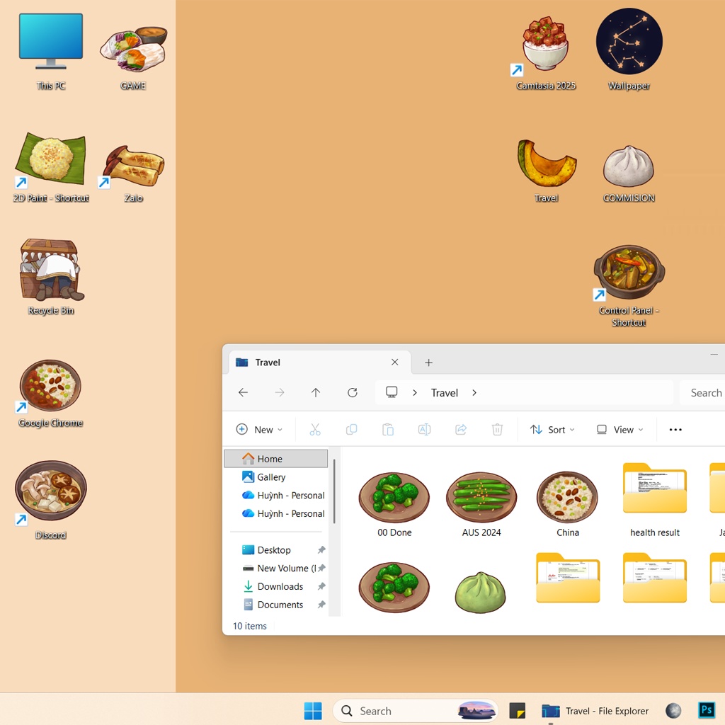 Vegan Food Icons | Desktop Icon