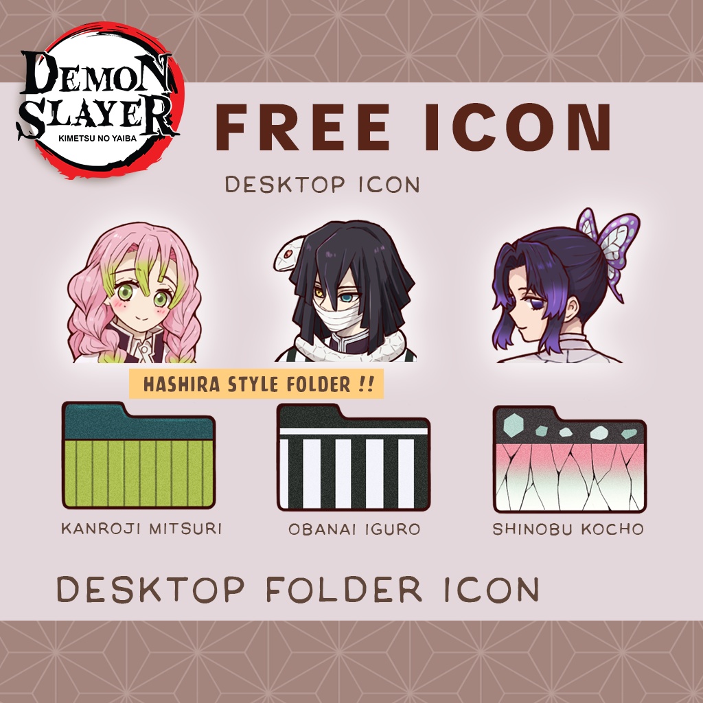 Kimetsu no Yaiba Free Icon | Desktop Icon