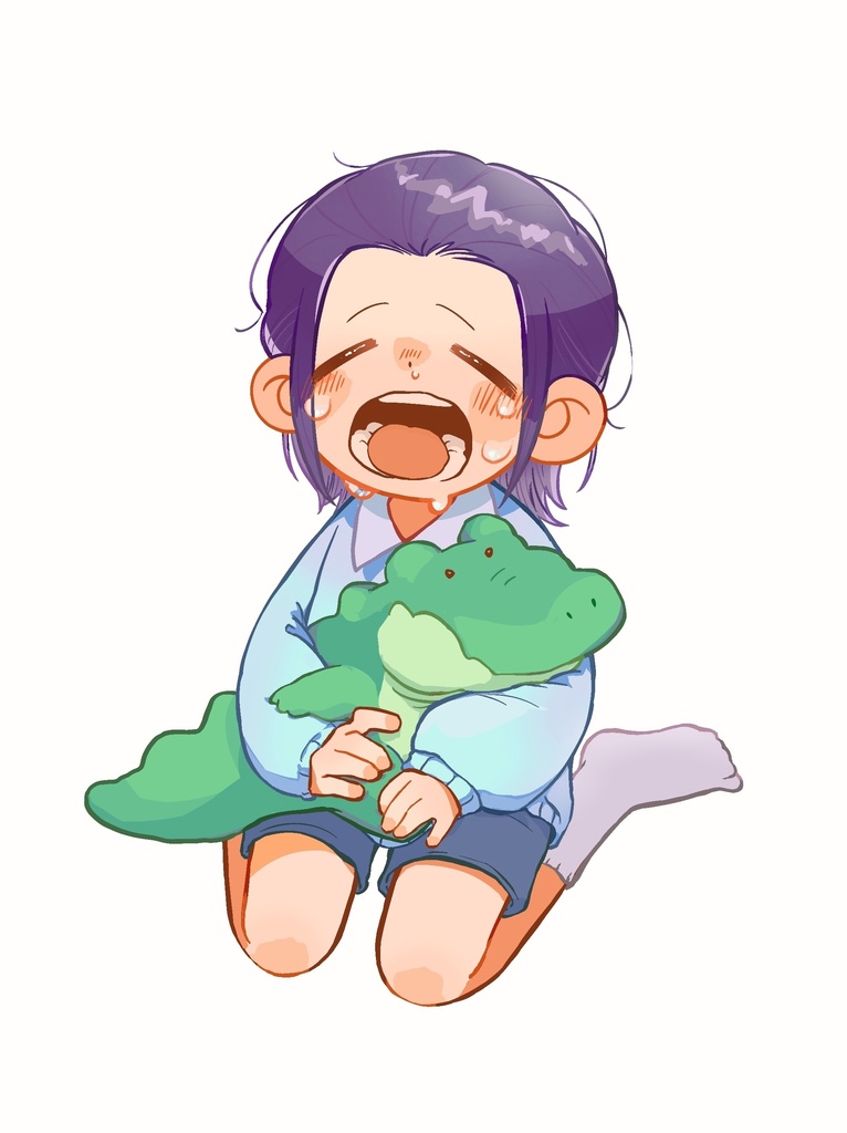大泣き子鰐ちゃんアクキー