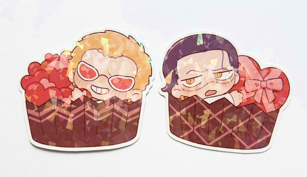 🦩🐊シール&ストラップセット