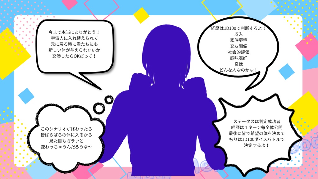 CoCシナリオ『New Me,New Body!』SPLL:E191104