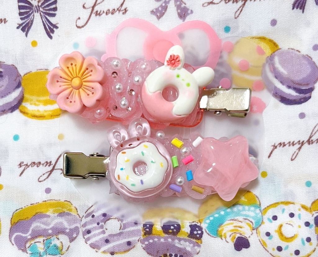 ホイップヘアピン 前髪クリップ 2点セット