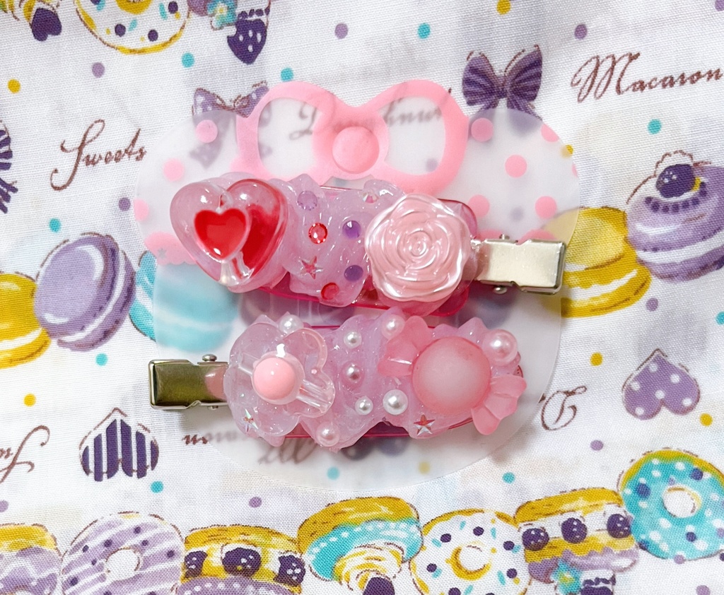 ホイップヘアピン 前髪クリップ 2点セット