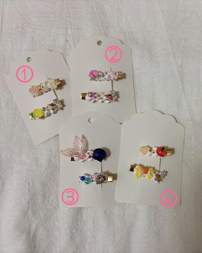 ホイップデコクリップ 2個セット