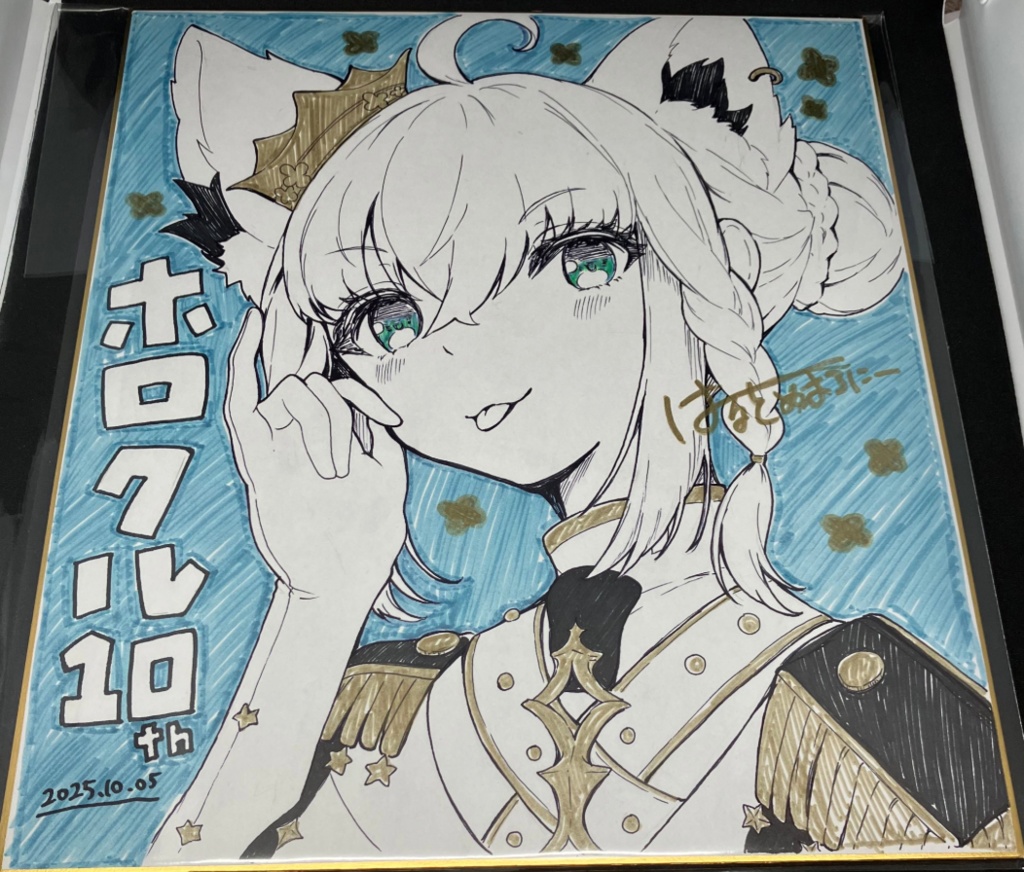 白上フブキちゃん　大色紙